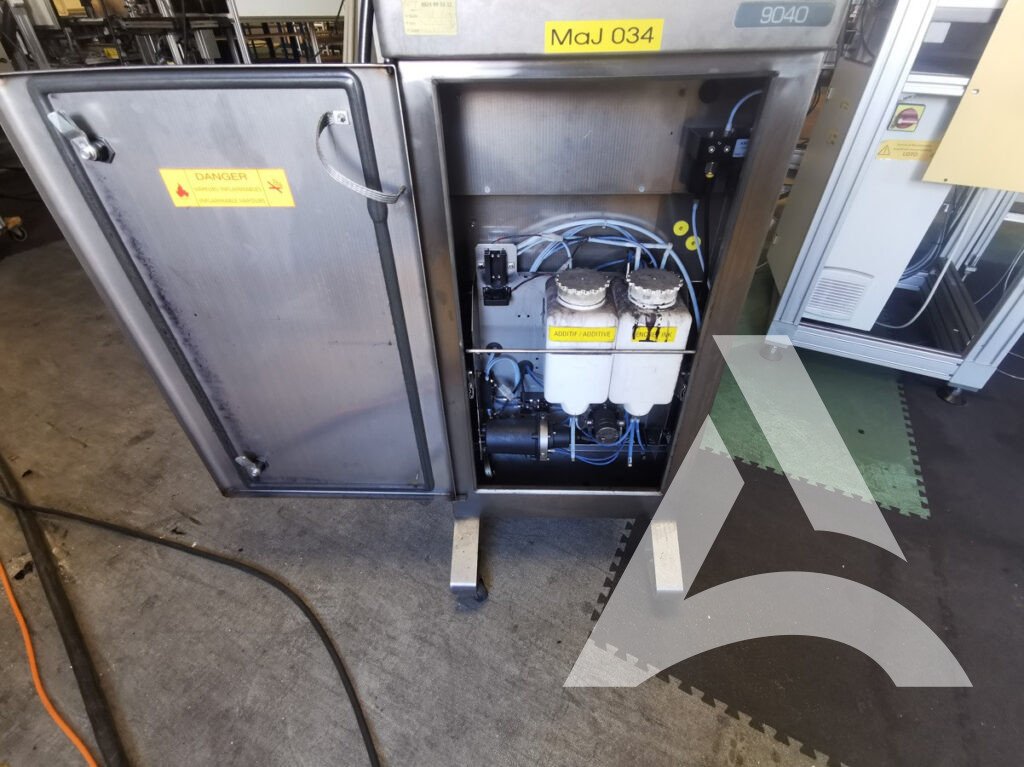 Machine à encre sale avec résidus d'encre