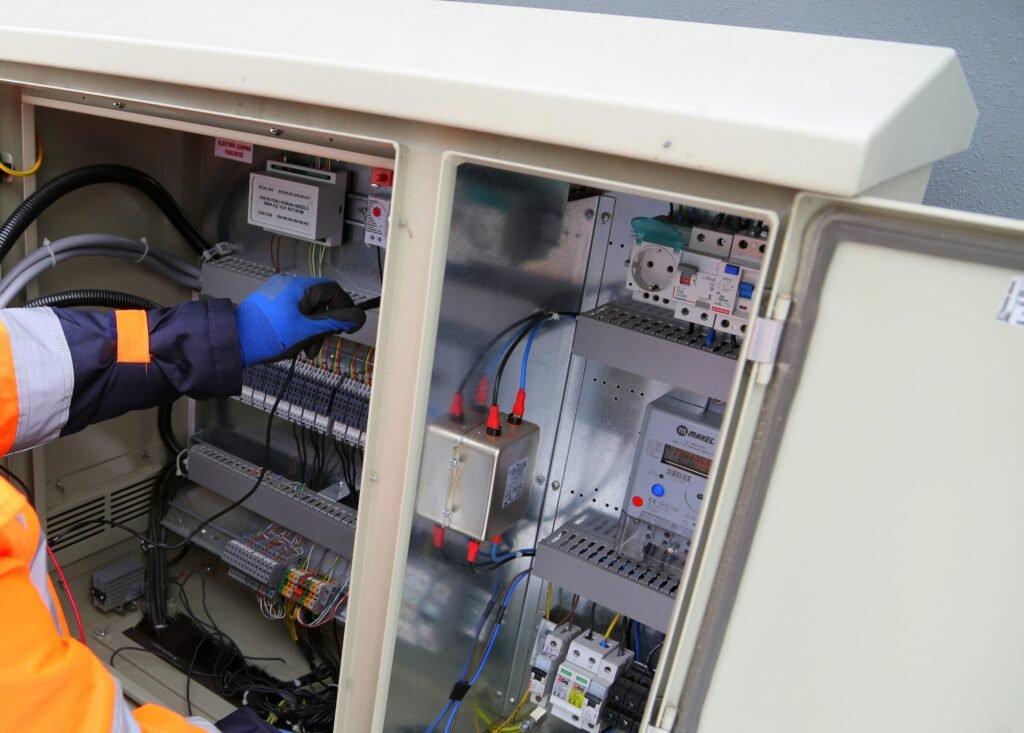 Une armoire électrique