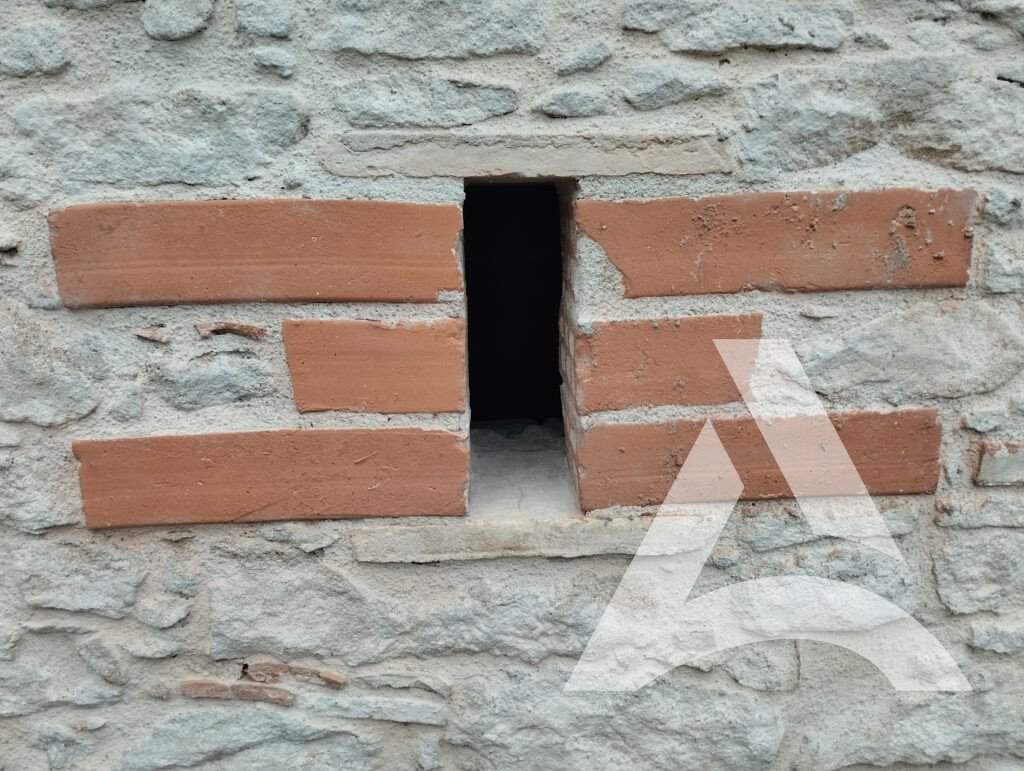 Briques en terre cuite nettoyées