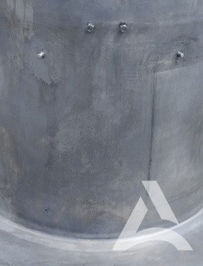 Moule Rond Acier teinté restauré après oxydation