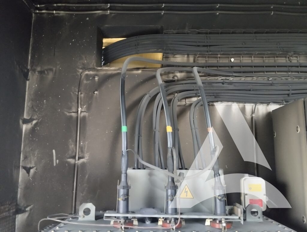 Photo d'un nettoyage de suie sur Chemin de cables et Transformateur